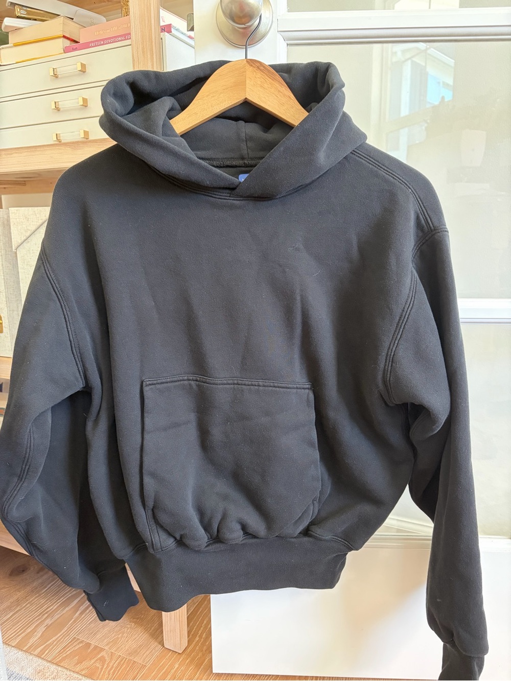 YZY Yeezy Black Men's Hoodie Sweatshirt - XS